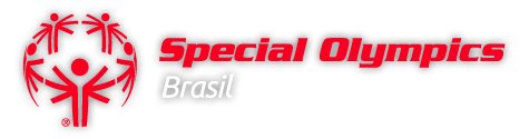 Descrição da imagem #PraCegoVer: Imagem no formato retangular, na horizontal. A imagem traz o logotipo da Special Olympics Brasil, que tem figuras representando bonecos de papel com as mãos dadas, formando um arco olímpico. Fim da descrição.
