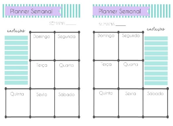 Descrição da imagem #PraCegoVer: Imagem no formato quadrado. Uma tabela para organizar o tempo das crianças. Fim da descrição.