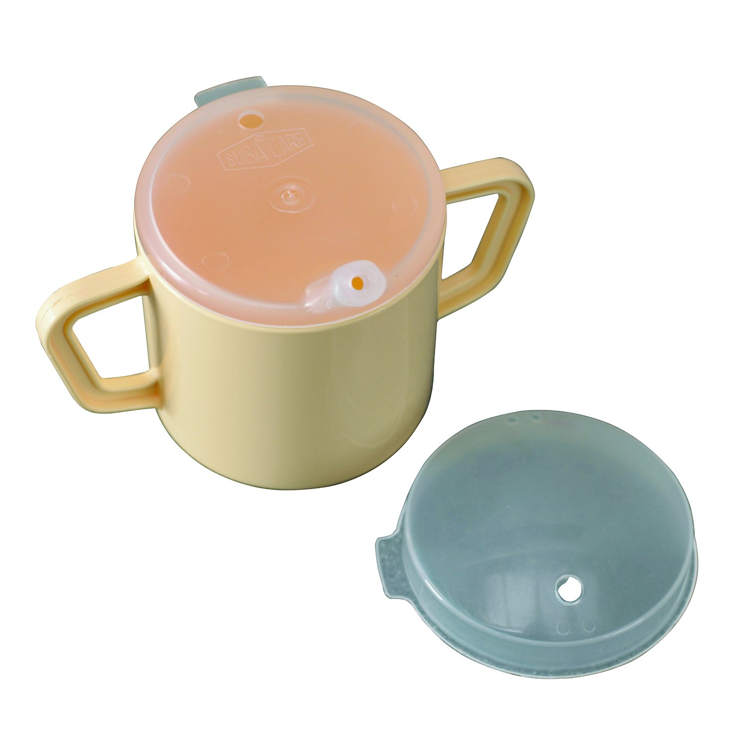 Descrição da imagem #PraCegoVer: Imagem no formato retangular, na horizontal. Uma caneca com adaptações. Fim da descrição.