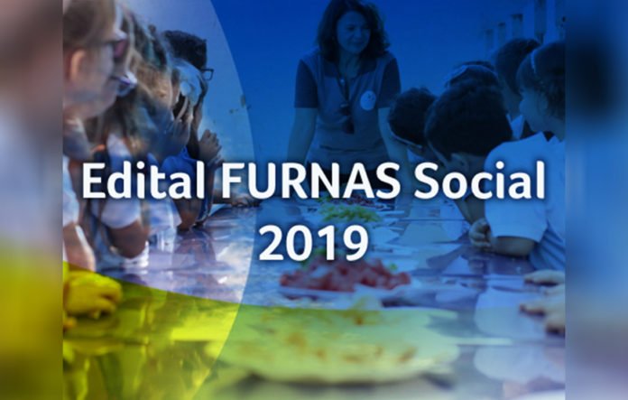 Descrição da imagem #PraCegoVer: Arte de divulgação do Programa Furnas Social. Fim da descrição.