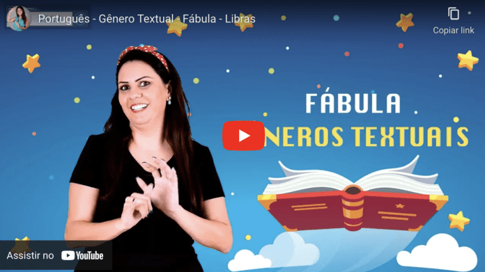 Descrição da imagem: arte de capa de um vídeo da professora Doani para o YouTube. Fim da descrição.