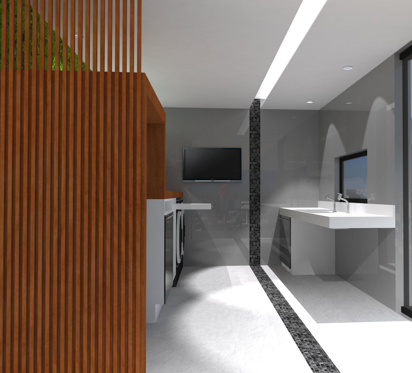 Descrição da imagem #pracegover: Perspectiva do projeto com acessibilidade. Fim da descrição.