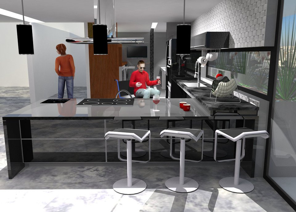 Descrição da imagem #pracegover: Perspectiva do projeto com acessibilidade. Fim da descrição.
