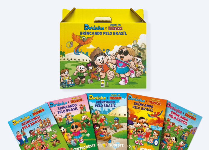 Descrição da imagem: Foto da coleção de livros inclusivos. Fim da descrição.