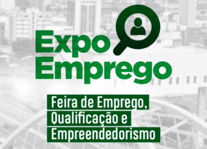 #descricaodaimagem #pratodosverem arte de divulgação do Expo Emprego de Osasco.