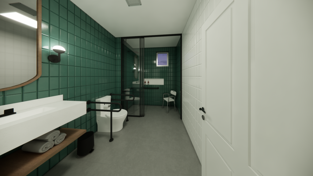 #descricaodaimagem #pratodosverem foto de um projeto de arquitetura com acessibilidade.