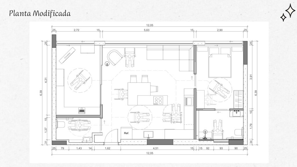 #descriçãodaimagem #pratodosverem imagem de uma planta baixa.