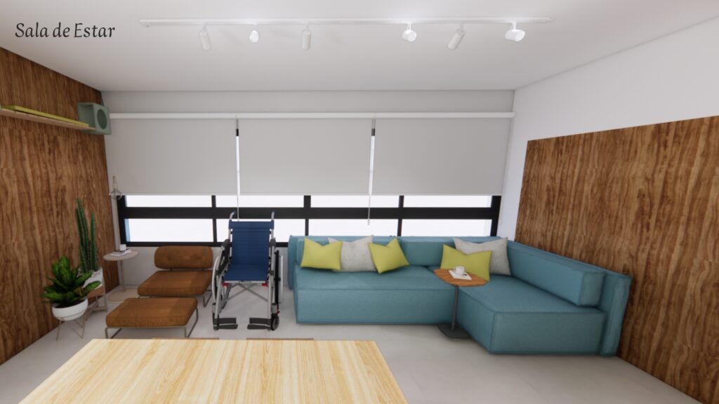 #descriçãodaimagem #pratodosverem foto de um projeto de arquitetura com acessibilidade.