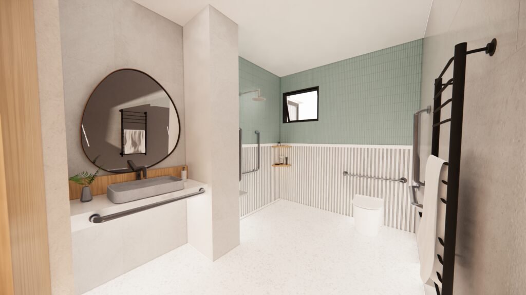 #descriçãodaimagem #pratodosverem imagem de um projeto de arquitetura com acessibilidade.