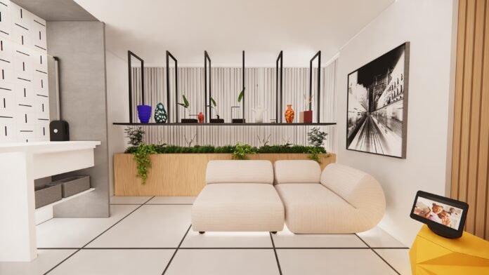 #descriçãodaimagem #pratodosverem imagem de um projeto de arquitetura com acessibilidade.