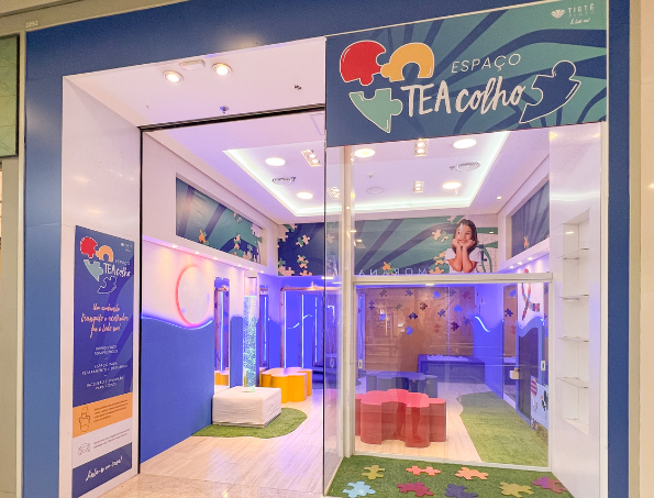 #descriçãodaimagem #pratodosverem foto do espaço TEAcolho no Tietê Plaza Shopping.