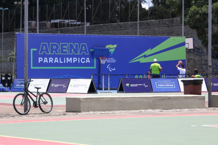 #descriçãodaimagem #pratodosverem foto da arena paralímpica do CPB.